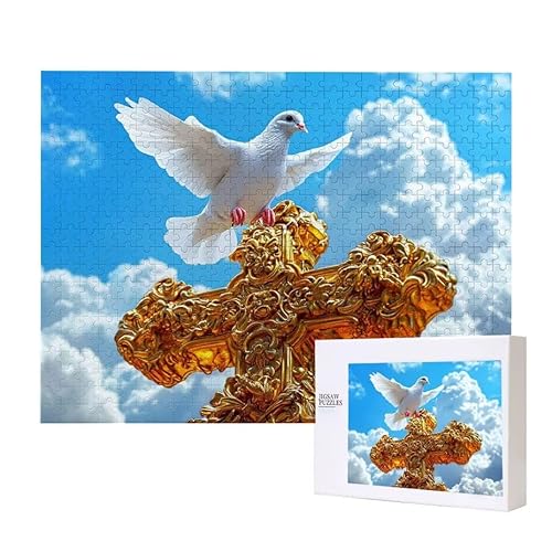 Puzzle für Erwachsene 3000 Weiße Taube Kreuz Puzzle Erwachsene Pädagogisches Spiel Herausforderung Spielzeug 1000 Teile DIY-Bastel Puzzles für Heimdekoration, Geschenke Puzzle für Erwachsene 3000 Weiße Taube Kreuz Puzzle Erwachsene Pädagogisches Spiel Herausforderung Spielzeug 1000 Teile DIY-Bastel Puzzles für Heimdekoration, Geschenke von Glslmznq