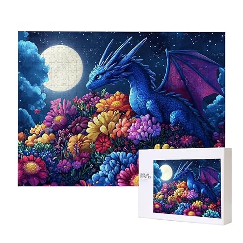 Puzzle für Erwachsene 500 Dinosaurier Puzzle Erwachsene Pädagogisches Spiel Herausforderung Spielzeug 1000 Teile DIY-Bastel Puzzles für Heimdekoration, Geschenke von Glslmznq