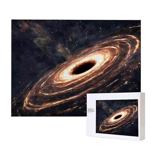 Puzzle für Erwachsene 500 Schwarzes Loch Puzzle Erwachsene Pädagogisches Spiel Herausforderung Spielzeug 1000 Teile DIY-Bastel Puzzles für Heimdekoration, Geschenke von Glslmznq
