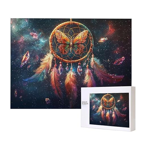 Puzzle für Erwachsene 500 Traumfänger Puzzle Erwachsene Pädagogisches Spiel Herausforderung Spielzeug 1000 Teile DIY-Bastel Puzzles für Heimdekoration, Geschenke von Glslmznq