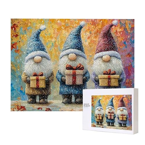 Puzzle für Erwachsene 500 Zwerg Puzzle Erwachsene Pädagogisches Spiel Herausforderung Spielzeug 1000 Teile DIY-Bastel Puzzles für Heimdekoration, Geschenke von Glslmznq