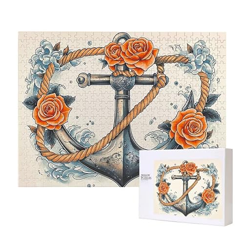 Schiffsanker Puzzle 2000 Teile Puzzles Erwachsene, Helle und farbenfrohe Puzzles, Indoor-Puzzle-Kreativspiel zur Entspannung von Erwachsenen und Erziehung oder als Geschenk I-60 von Glslmznq