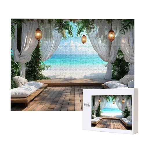 Seelandschaft Puzzle 2000 Teile Puzzles Erwachsene, Helle und farbenfrohe Puzzles, Indoor-Puzzle-Kreativspiel zur Entspannung von Erwachsenen und Erziehung oder als Geschenk I-212 von Glslmznq