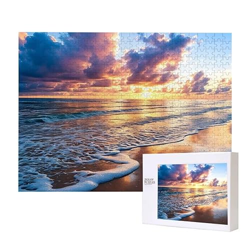 Seelandschaft Puzzle 3000 Teile Puzzles Erwachsene, Helle und farbenfrohe Puzzles, Indoor-Puzzle-Kreativspiel zur Entspannung von Erwachsenen und Erziehung oder als Geschenk I-215 von Glslmznq