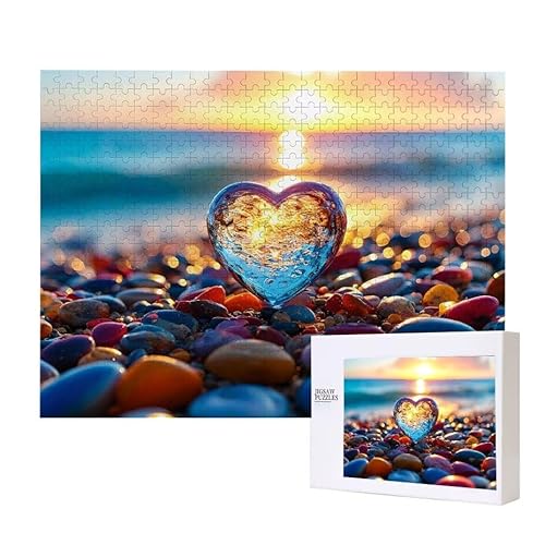 Strand Herzform Puzzle 200 Teile Puzzles Erwachsene, Helle und farbenfrohe Puzzles, Indoor-Puzzle-Kreativspiel zur Entspannung von Erwachsenen und Erziehung oder als Geschenk I-231 Strand Herzform Puzzle 200 Teile Puzzles Erwachsene, Helle und farbenfrohe Puzzles, Indoor-Puzzle-Kreativspiel zur Entspannung von Erwachsenen und Erziehung oder als Geschenk I-231 von Glslmznq
