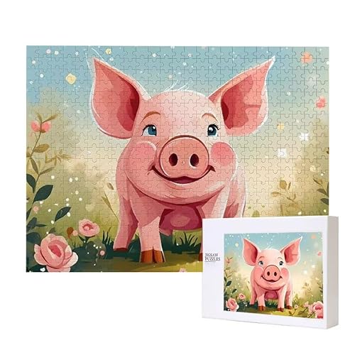 Süßes Schwein Puzzle 200 Teile Puzzles Erwachsene, Helle und farbenfrohe Puzzles, Indoor-Puzzle-Kreativspiel zur Entspannung von Erwachsenen und Erziehung oder als Geschenk I-409 Süßes Schwein Puzzle 200 Teile Puzzles Erwachsene, Helle und farbenfrohe Puzzles, Indoor-Puzzle-Kreativspiel zur Entspannung von Erwachsenen und Erziehung oder als Geschenk I-409 von Glslmznq