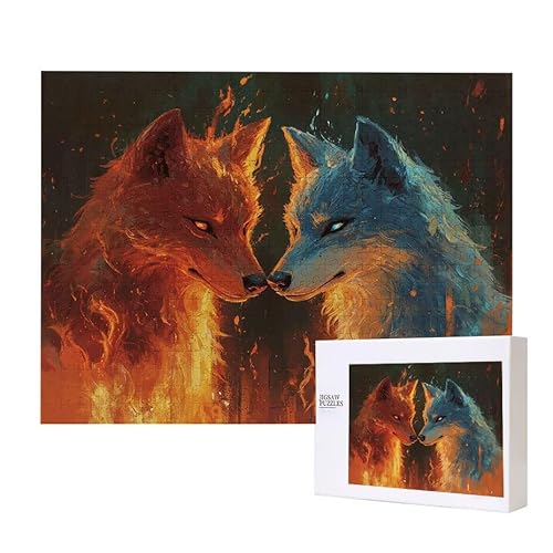 Tier Wolf Puzzle 1500 Teile Puzzles Erwachsene, Helle und farbenfrohe Puzzles, Indoor-Puzzle-Kreativspiel zur Entspannung von Erwachsenen und Erziehung oder als Geschenk I-115 Tier Wolf Puzzle 1500 Teile Puzzles Erwachsene, Helle und farbenfrohe Puzzles, Indoor-Puzzle-Kreativspiel zur Entspannung von Erwachsenen und Erziehung oder als Geschenk I-115 von Glslmznq