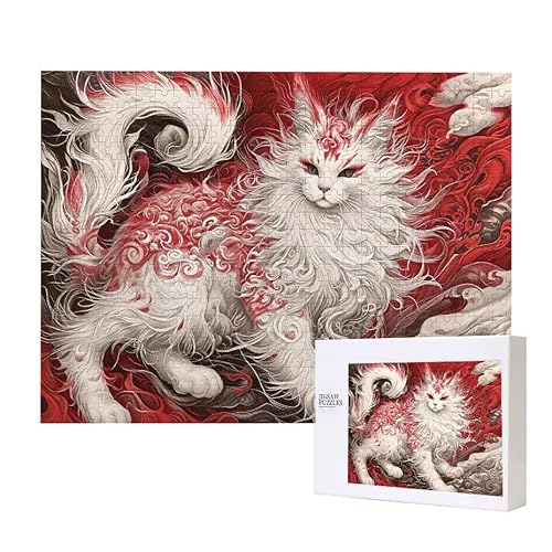 Tiere Katzen Puzzle 300 Teile Puzzles Erwachsene, Helle und farbenfrohe Puzzles, Indoor-Puzzle-Kreativspiel zur Entspannung von Erwachsenen und Erziehung oder als Geschenk I-102 Tiere Katzen Puzzle 300 Teile Puzzles Erwachsene, Helle und farbenfrohe Puzzles, Indoor-Puzzle-Kreativspiel zur Entspannung von Erwachsenen und Erziehung oder als Geschenk I-102 von Glslmznq