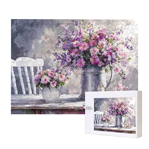 Vase Blumen Puzzle 3000 Teile Puzzles Erwachsene, Helle und farbenfrohe Puzzles, Indoor-Puzzle-Kreativspiel zur Entspannung von Erwachsenen und Erziehung oder als Geschenk I-347 Vase Blumen Puzzle 3000 Teile Puzzles Erwachsene, Helle und farbenfrohe Puzzles, Indoor-Puzzle-Kreativspiel zur Entspannung von Erwachsenen und Erziehung oder als Geschenk I-347 von Glslmznq