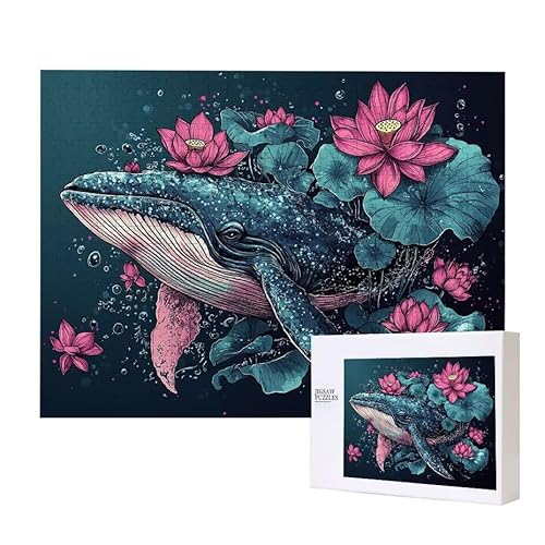 Wal Lotus Puzzle 3000 Teile Puzzles Erwachsene, Helle und farbenfrohe Puzzles, Indoor-Puzzle-Kreativspiel zur Entspannung von Erwachsenen und Erziehung oder als Geschenk I-375 von Glslmznq