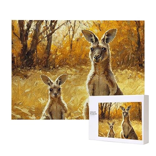 Wald Känguru Puzzle 200 Teile Puzzles Erwachsene, Helle und farbenfrohe Puzzles, Indoor-Puzzle-Kreativspiel zur Entspannung von Erwachsenen und Erziehung oder als Geschenk I-575 Wald Känguru Puzzle 200 Teile Puzzles Erwachsene, Helle und farbenfrohe Puzzles, Indoor-Puzzle-Kreativspiel zur Entspannung von Erwachsenen und Erziehung oder als Geschenk I-575 von Glslmznq
