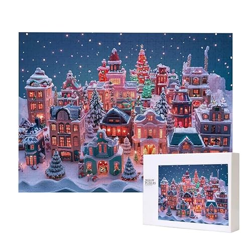Weihnachten Puzzle 200 Teile Puzzles Erwachsene, Helle und farbenfrohe Puzzles, Indoor-Puzzle-Kreativspiel zur Entspannung von Erwachsenen und Erziehung oder als Geschenk I-603 Weihnachten Puzzle 200 Teile Puzzles Erwachsene, Helle und farbenfrohe Puzzles, Indoor-Puzzle-Kreativspiel zur Entspannung von Erwachsenen und Erziehung oder als Geschenk I-603 von Glslmznq