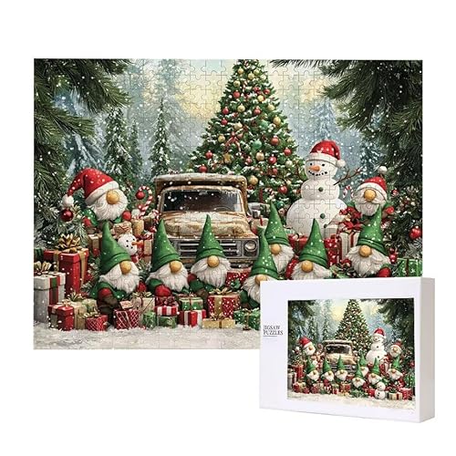 Weihnachten Puzzle 2000 Teile Puzzles Erwachsene, Helle und farbenfrohe Puzzles, Indoor-Puzzle-Kreativspiel zur Entspannung von Erwachsenen und Erziehung oder als Geschenk I-602 von Glslmznq