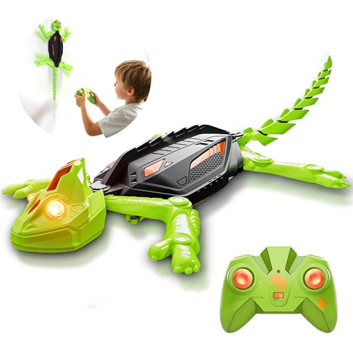 Glückpa Wall Crawler Gecko Spielzeug, Wiederaufladbar Ferngesteuert Chamäleon, Eidechse Roboter mit leuchtenden LED-Augen, Kinder Spielzeug, Geschenk Jungen Mädchen 3 4 5 6 7 8+ Jahre Glückpa Wall Crawler Gecko Spielzeug, Wiederaufladbar Ferngesteuert Chamäleon, Eidechse Roboter mit leuchtenden LED-Augen, Kinder Spielzeug, Geschenk Jungen Mädchen 3 4 5 6 7 8+ Jahre von Glückpa
