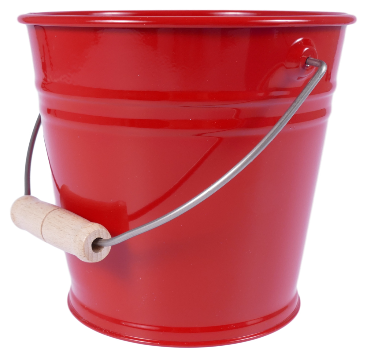 Glückskäfer - Metalleimer mit Holzgriff rot Glückskäfer - Metalleimer mit Holzgriff rot von Glückskäfer
