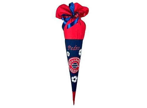 Glückspilz I Schultüte mit Namen personalisiert I FC Bayern München I Zuckertüte aus Stoff I mit Rohling und Kissen I Rot Glückspilz I Schultüte mit Namen personalisiert I FC Bayern München I Zuckertüte aus Stoff I mit Rohling und Kissen I Rot von Glückspilz-Shop