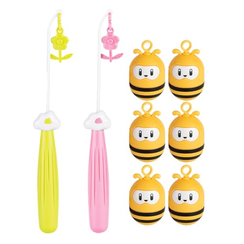 Angelspiel für Fischerei, Angelspiel | Interaktives fesselndes Bienenspiel, Party-Puzzle-Spielzeug, Feinmotorik mit 2 Magnetpfosten und 6 flackernden Bienen für Fill Angelspiel für Fischerei, Angelspiel | Interaktives fesselndes Bienenspiel, Party-Puzzle-Spielzeug, Feinmotorik mit 2 Magnetpfosten und 6 flackernden Bienen für Fill von Glugahrif