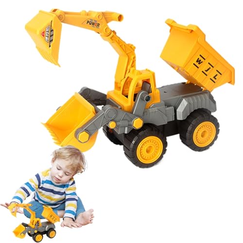 Baggerspielzeug, Muldenwagenspielzeug - Multifunktional Kinder Trägheit Auto | Baufahrzeuge, Bildungsspielzeug für Kindergärten Baggerspielzeug, Muldenwagenspielzeug - Multifunktional Kinder Trägheit Auto | Baufahrzeuge, Bildungsspielzeug für Kindergärten von Glugahrif