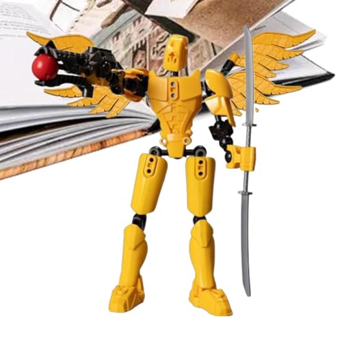 Beweglicher Roboter mit mehreren Gelenken, bewegliche Multigelenk-Figur, bunte flexible Roboterspielzeuge, kreative Figuren und Spielsets Actionfiguren für Geburtstag Weihnachten N von Glugahrif