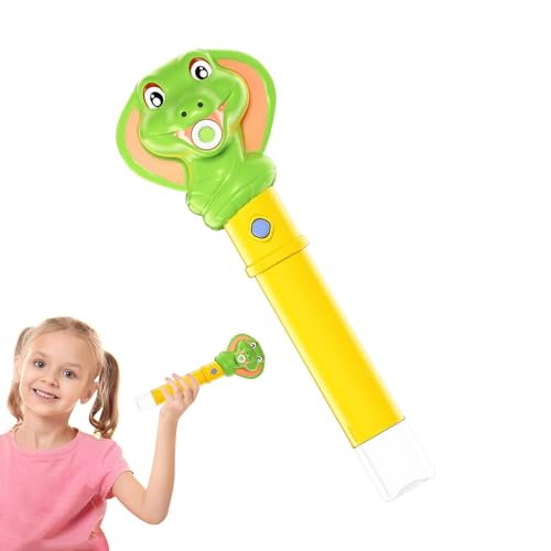 Blasenstab leuchten, elektrischer Blasenstab | Grüne Schlangenblasmaschine Spielzeug | Tragbares automatisches Bubble Bubble Bubble Blower-Spielzeug für und Mädchen 3-5 von Glugahrif