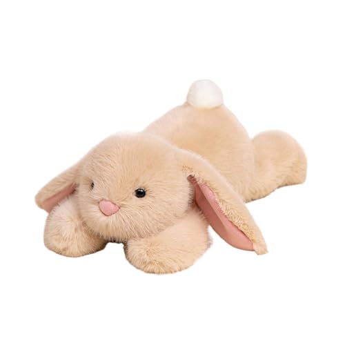 Glugahrif Bunny Lange Längliche Kaninchen Plüsch - Huggable Kaninchen | Nette Nette Tiere Sammlung Niedlich Pet Studie Raumdekoration Schlafzimmer Dekoration von Glugahrif