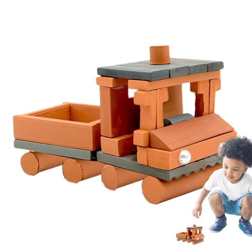 Glugahrif Gebäudeauto zum Bauen eines Autos, lustiges Bastelspiel aus echtem Ton – Konstruktionsspielzeug, Spielzeug für Zuhause, Schule Glugahrif Gebäudeauto zum Bauen eines Autos, lustiges Bastelspiel aus echtem Ton – Konstruktionsspielzeug, Spielzeug für Zuhause, Schule von Glugahrif
