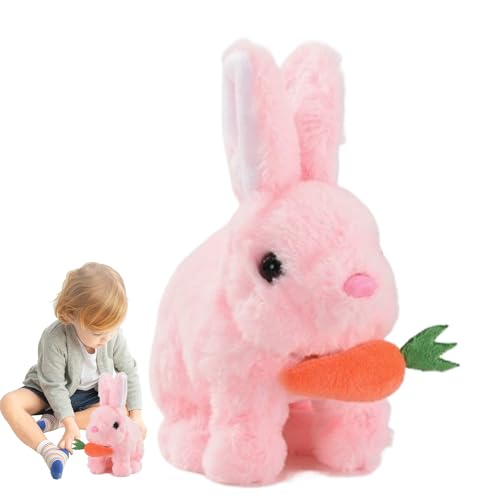 Glugahrif Interaktives elektronisches -Plüschspielzeug, Spielzeug Bunny Wiggle Wiggle – bunte Plüschtiere | Lustige Tier-Plüschtierung, niedliche Plüschpuppe für Ostern, Weihnachten Glugahrif Interaktives elektronisches -Plüschspielzeug, Spielzeug Bunny Wiggle Wiggle – bunte Plüschtiere | Lustige Tier-Plüschtierung, niedliche Plüschpuppe für Ostern, Weihnachten von Glugahrif
