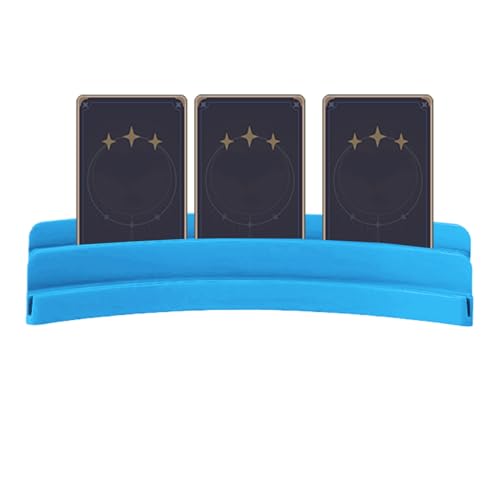 Glugahrif Kartenhalter Spielen, Kartenhalter zum Spielen von Karten | Tragbarer Kartenstand Dreischichtig,Professionelle Decksammler, Speicherfall, Tischzubehör, Brettspielvorräte für Senioren von Glugahrif