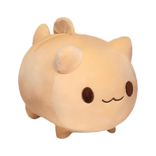 Glugahrif Nettes Tierspielzeug, Katzengefüllter Spielzeug - Cartoon Cat Plush Kissen - Mehrzweck -Wohnkultur, kreative Tischdekoration für Wohnzimmer, Arbeit, Sofa, Auto Glugahrif Nettes Tierspielzeug, Katzengefüllter Spielzeug - Cartoon Cat Plush Kissen - Mehrzweck -Wohnkultur, kreative Tischdekoration für Wohnzimmer, Arbeit, Sofa, Auto von Glugahrif