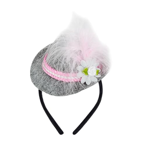 Glugahrif Oktoberfest-Kostüm-Kopfband, Oktoberfest, Kopfschmuck mit Feder, Festival, Haarband, Bier, Festival-Kostüm für Erwachsene und Erwachsene Glugahrif Oktoberfest-Kostüm-Kopfband, Oktoberfest, Kopfschmuck mit Feder, Festival, Haarband, Bier, Festival-Kostüm für Erwachsene und Erwachsene von Glugahrif