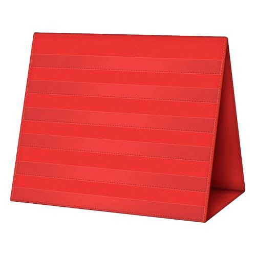 Glugahrif Pocket Chart Für Klassenzimmer,Tisch-Displayständer - Zweiseitig Klappbares Lernbrett Für Phonics-Spiele Und Lese- Und Rechtschreibübungen Im Kindergarten & Grundschulunterricht von Glugahrif