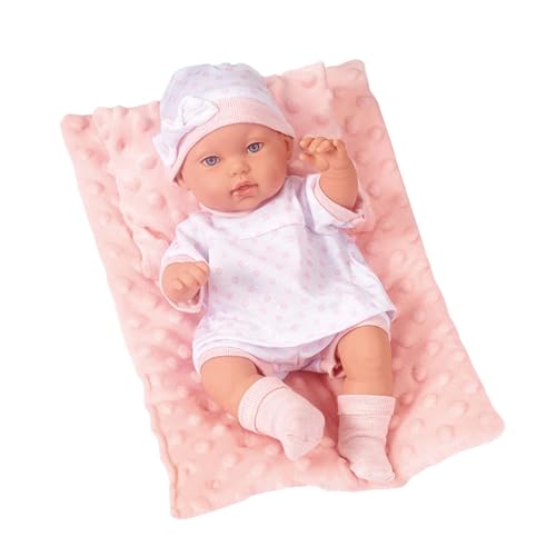 Glugahrif Reborn Doll, Reborn Doll Toddler, beruhigend für Kleinkinder, 30,5 cm Schlafbegleiter, beruhigende Simulation von Glugahrif
