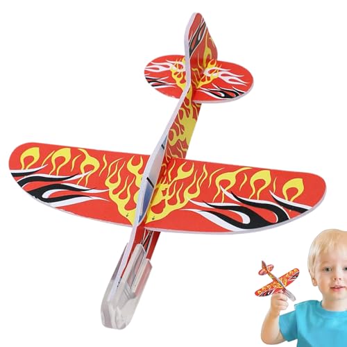 Glugahrif Schaumflugzeuggleiter, Schaumebenen für Kinder | Set von 10 Segelflugzeugen für Kinder - Leichtes Wurfspielzeugflugzeug für den Osterkorb Park Beach School Preis Karnevalsspiel Glugahrif Schaumflugzeuggleiter, Schaumebenen für Kinder | Set von 10 Segelflugzeugen für Kinder - Leichtes Wurfspielzeugflugzeug für den Osterkorb Park Beach School Preis Karnevalsspiel von Glugahrif