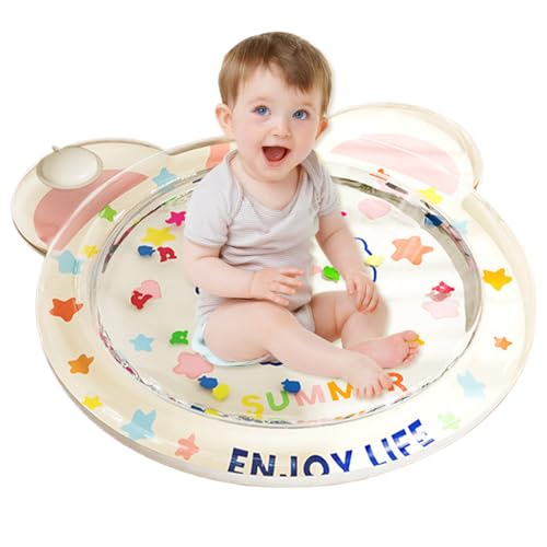 Glugahrif Sensorische Wassermatte, Wasserspielmatte - Aufblasbare Faltbare Kühlspielmatte,Entwicklungsspielzeug für Kindheit, Aktivitätszentrum für Kinderzimmer, frühe Bildung Glugahrif Sensorische Wassermatte, Wasserspielmatte - Aufblasbare Faltbare Kühlspielmatte,Entwicklungsspielzeug für Kindheit, Aktivitätszentrum für Kinderzimmer, frühe Bildung von Glugahrif