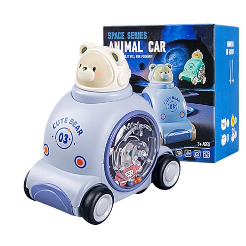 Glugahrif Toy Car für Kleinkinder, Racing Car Toy,Cartoon Space Animal Play Vehicle Racing Truck – Fahrzeug mit drückender Reibung, niedlich, pädagogisches Spielzeug für Geburtstagsfeiern zu Glugahrif Toy Car für Kleinkinder, Racing Car Toy,Cartoon Space Animal Play Vehicle Racing Truck – Fahrzeug mit drückender Reibung, niedlich, pädagogisches Spielzeug für Geburtstagsfeiern zu von Glugahrif