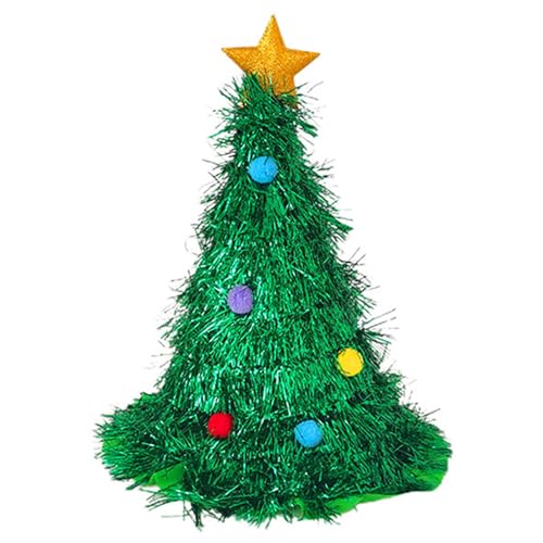 Glugahrif Weihnachtsbaum Hut,Grüner Filzhut Mit Goldenem Stern,Pailletten Weihnachtsbaum Hut Weihnachtsfeier Witch Hut Urlaub Dekoration Kopfbedeckung Glugahrif Weihnachtsbaum Hut,Grüner Filzhut Mit Goldenem Stern,Pailletten Weihnachtsbaum Hut Weihnachtsfeier Witch Hut Urlaub Dekoration Kopfbedeckung von Glugahrif