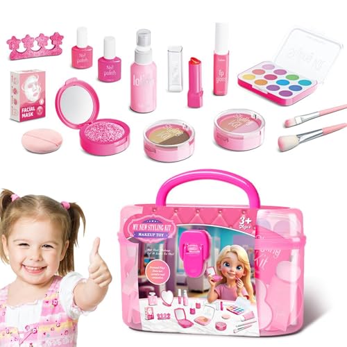 Make-up-Set für Mädchen, behauptet Spiel-Make-up-Spielzeug, Make-up-Set für Mädchen, sicheres und harmloses Innenspielzeug für Geburtstag, Weihnachten, Tag der Make-up-Set für Mädchen, behauptet Spiel-Make-up-Spielzeug, Make-up-Set für Mädchen, sicheres und harmloses Innenspielzeug für Geburtstag, Weihnachten, Tag der von Glugahrif