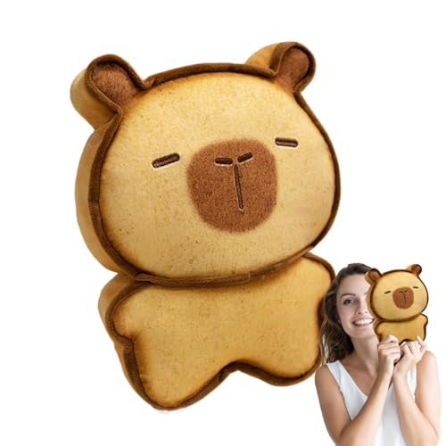 Nette Capybara Plüschspielzeug, Capybara Plüsch Toast Capybara Plüsch Plüsch | Weiche Raumdekoration, Plüsch Plüsch Spielzeug Erwachsene Dekoration von Glugahrif
