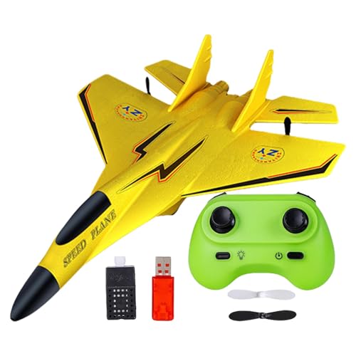 RC-Flugzeugspielzeug, ferngesteuertes Flugzeugspielzeug - 2,4 GHz RC Kampfflugzeug Spielzeug Modell Spielzeug - Schaumstoff-Flugzeugspielzeug mit leichtem, zurückziehbarem Flugzeugmodell für von Glugahrif