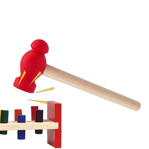 Spielzeughammer, tragbarer Hammer für Kinder | Pflege-Simulationswerkzeug und Lernspielzubehör für Jungen für Zuhause, Schule, Reisen, Wohnzimmer und Schlafzimmer Spielzeughammer, tragbarer Hammer für Kinder | Pflege-Simulationswerkzeug und Lernspielzubehör für Jungen für Zuhause, Schule, Reisen, Wohnzimmer und Schlafzimmer von Glugahrif