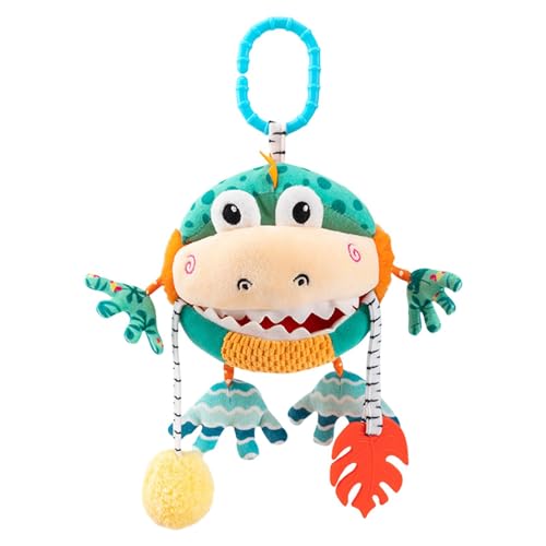 Toyers Baby-Schaukel für Babys 0 – 6 Monate, tragbar, Spielzeug für Autositz, Plüsch, mit integrierter Glocke für Aktivitäten, Unterhaltungszubehör für Toyers Baby-Schaukel für Babys 0 – 6 Monate, tragbar, Spielzeug für Autositz, Plüsch, mit integrierter Glocke für Aktivitäten, Unterhaltungszubehör für von Glugahrif
