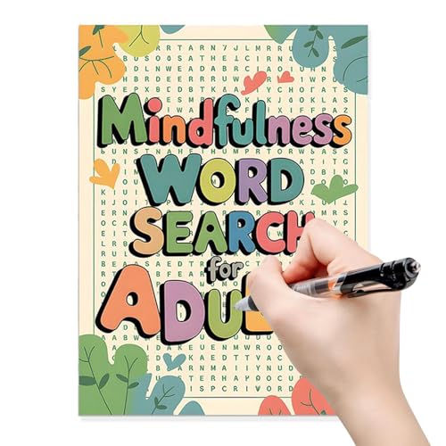 Word -Suchbücher, Erwachsene Word -Suchbücher | Vergessene Intelligenz finden Spiele - Word -Fund -Set für Erwachsene, um sich um die Gedanken zu halten, Aktivitätsspiele für Stressabbau, einschließli von Glugahrif