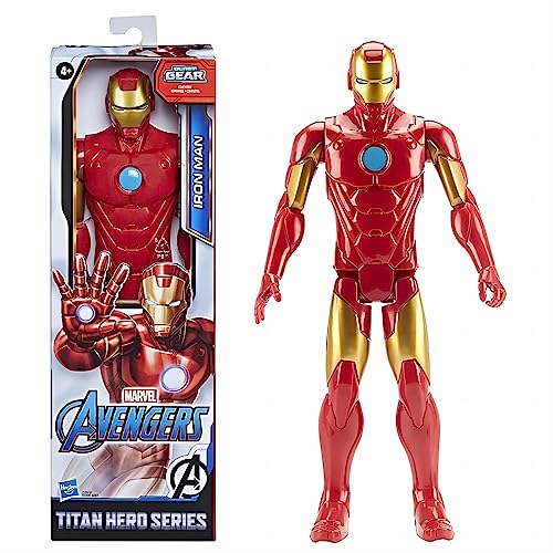 Marvel Avengers Action-Figur, Titan Hero Serie Marvel Action-Figur, inspiriert durch das Marvel Universum, Für Kinder ab 3 Jahren (Ironman) von Glurak