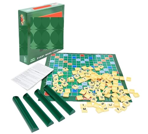 Rechtschreibung Spielkarte, Alphabet-Spiel,Fun Way to Make Every Word Count, with 3 Ways to Play!, Classic Games, for 2-4 Players, Ages 6+ - Englische Version von GlymzToy