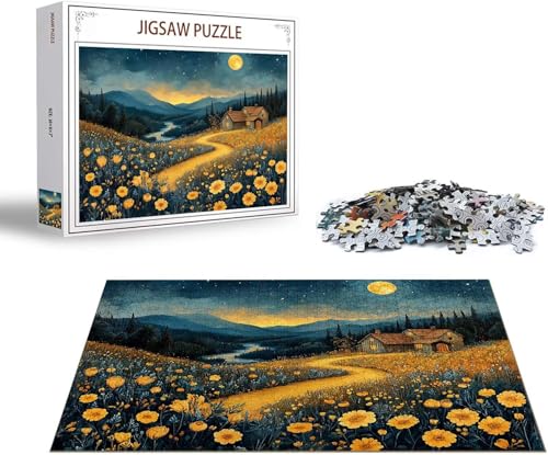 Puzzle 1500 Teile Landschaft Puzzle Mond Holzpuzzle ErwachseneGroß Klassische Jigsaw, Ein Herausforderndes Rätsel, Puzzlespiele für Die Ganze Familie Jigsaw für Erwachsene und Kinder Ab 14 Jahrenx-202 Puzzle 1500 Teile Landschaft Puzzle Mond Holzpuzzle ErwachseneGroß Klassische Jigsaw, Ein Herausforderndes Rätsel, Puzzlespiele für Die Ganze Familie Jigsaw für Erwachsene und Kinder Ab 14 Jahrenx-202 von Gmeignl