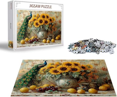 Puzzle 1500 Teile Magnolie Puzzle Blume Holzpuzzle ErwachseneGroß Klassische Jigsaw, Ein Herausforderndes Rätsel, Puzzlespiele für Die Ganze Familie Jigsaw für Erwachsene und Kinder Ab 14 Jahrenx-1053 von Gmeignl
