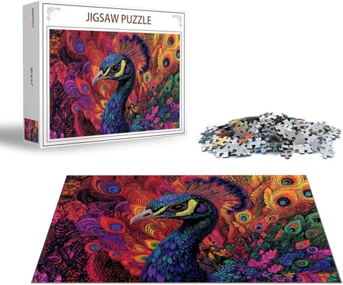 Puzzle 1500 Teile Pfau Puzzle Tier Holzpuzzle Erwachsene DIY Groß Klassische Jigsaw, Ein Herausforderndes Rätsel, Puzzlespiele für Die Ganze Familie Jigsaw für Erwachsene und Kinder Ab 14 Jahrenx-1151 Puzzle 1500 Teile Pfau Puzzle Tier Holzpuzzle Erwachsene DIY Groß Klassische Jigsaw, Ein Herausforderndes Rätsel, Puzzlespiele für Die Ganze Familie Jigsaw für Erwachsene und Kinder Ab 14 Jahrenx-1151 von Gmeignl