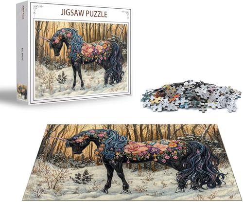Puzzle 1500 Teile Tier Puzzle Blume Holzpuzzle Erwachsene, Groß Klassische Jigsaw, EIN Herausforderndes Rätsel, Puzzlespiele für Die Ganze Familie Jigsaw für Erwachsene und Kinder Ab 14 Jahrenx-1544 von Gmeignl