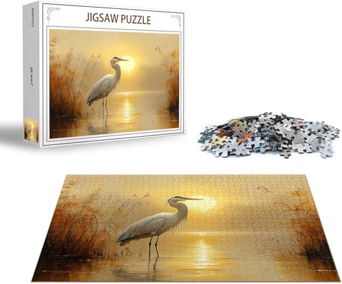 Puzzle 1500 Teile Tier Puzzle Retro Holzpuzzle Erwachsene DIY Groß Klassische Jigsaw, Ein Herausforderndes Rätsel, Puzzlespiele für Die Ganze Familie Jigsaw für Erwachsene und Kinder Ab 14 Jahrenx-599 von Gmeignl