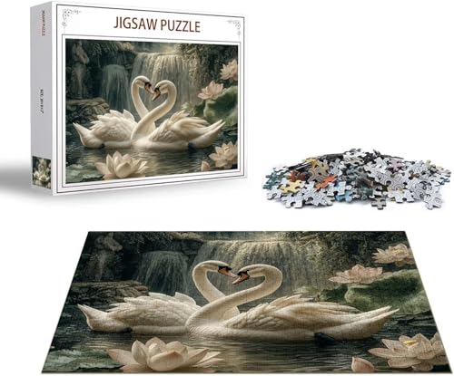 Puzzle 1500 Teile Tier Puzzle Schwan Holzpuzzle Erwachsene, Groß Klassische Jigsaw, EIN Herausforderndes Rätsel, Puzzlespiele für Die Ganze Familie Jigsaw für Erwachsene und Kinder Ab 14 Jahrenx-981 Puzzle 1500 Teile Tier Puzzle Schwan Holzpuzzle Erwachsene, Groß Klassische Jigsaw, EIN Herausforderndes Rätsel, Puzzlespiele für Die Ganze Familie Jigsaw für Erwachsene und Kinder Ab 14 Jahrenx-981 von Gmeignl